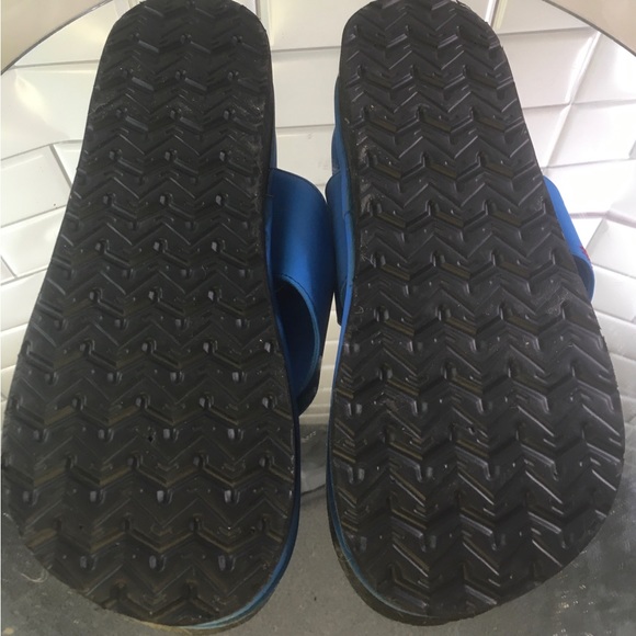 Jeff Gordon Womens Flip Flop Sandals Shoes Blue 7 - Picture 6 of 6